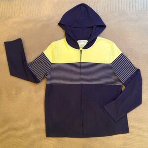 Navy Blue & Yellow dressbarn Hoodie